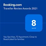 アパート Vau Sea View, T2 Apartment, Close To Beach,ideal For Families ポルティマン